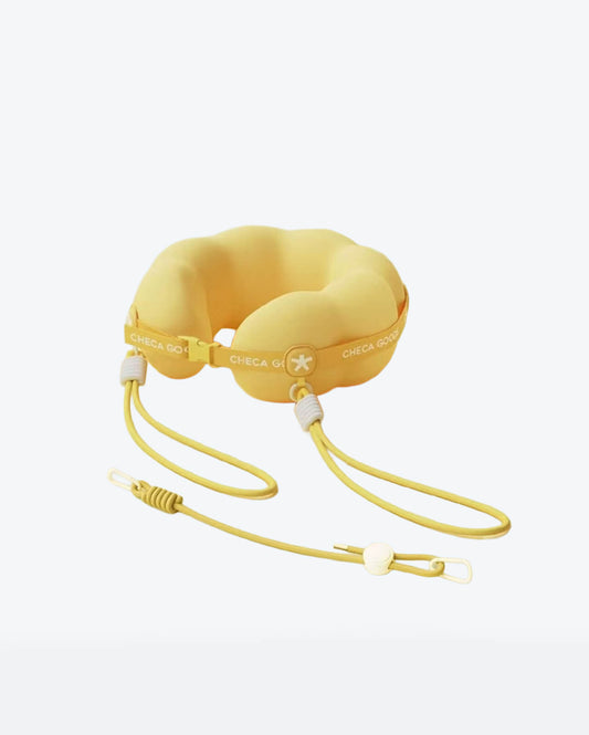 Travel Neck Pillow – Lightweight U-Shape Airplane Pillow | Bubble Yellow
