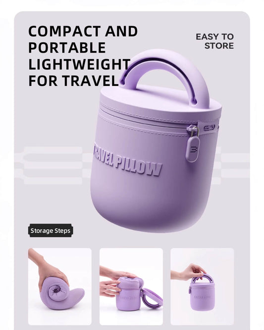 Sleep Cave | Travel Neck Pillow | 360° Support | Hyacinth Purple